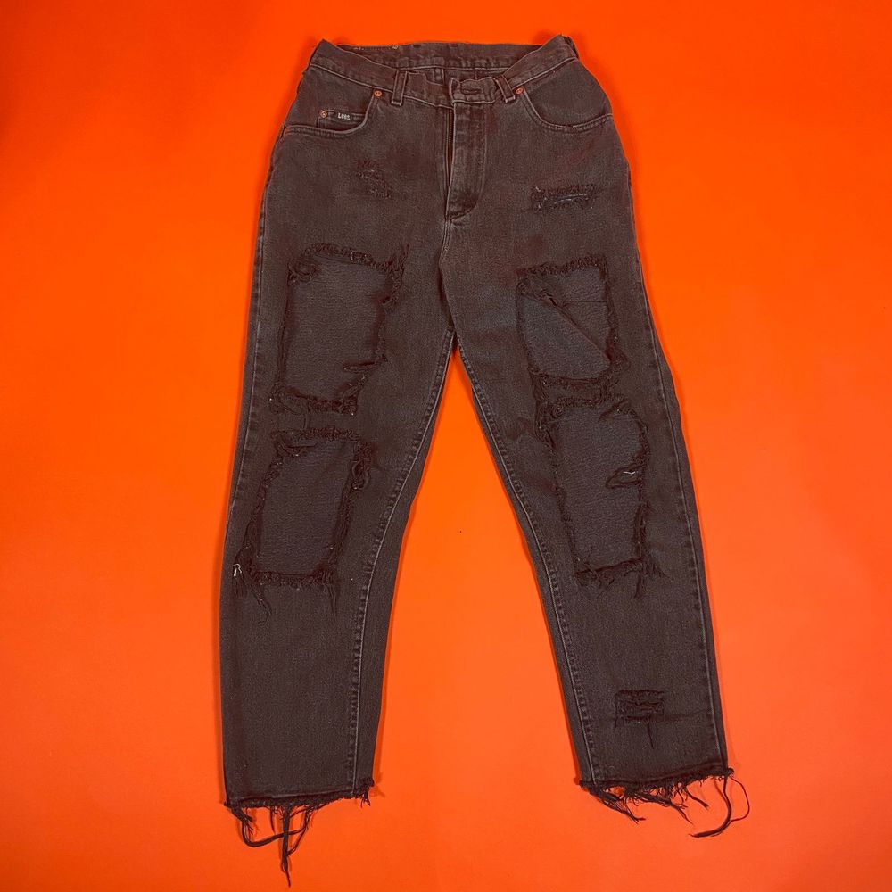 Vintage Lee Custom Ripped Denim Jeans